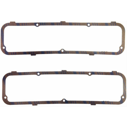 FELPRO Valve Cover Gaskets, Blue Stripe Cork/Rubber, For Ford, For Mercury/Shelby, 352-428, FE, Pair