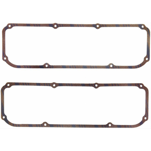 FELPRO Valve Cover Gaskets, CorkLam, Cork/Rubber with Steel Core, For Ford, For Lincoln, For Mercury, Boss 302/351C/M/400, Pair