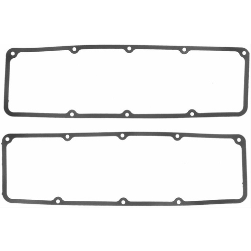 FELPRO Valve Cover Gaskets, Rubber-Coated Fiber, For Chevrolet, Small Block, For Buick/Dart Heads, Pair