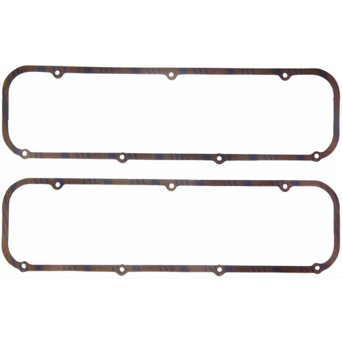 FELPRO Valve Cover Gaskets, CorkLam, Cork/Rubber with Steel Core, For Ford, For Lincoln, For Mercury, 429/460, Pair