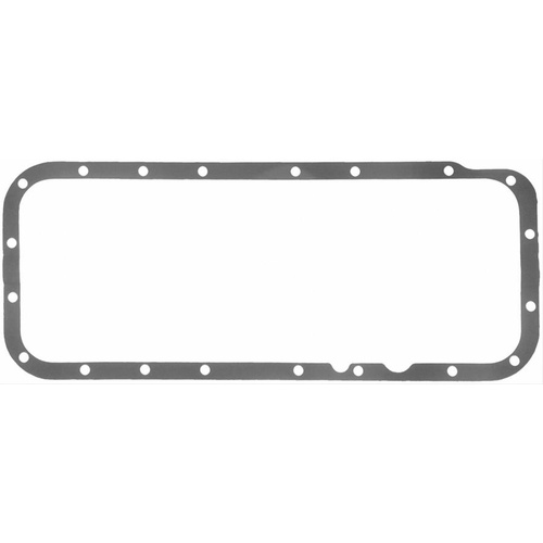 FELPRO Oil Pan Gasket, Rubber-Coated Fiber, For Chrysler, For Dodge, For Plymouth, Big Block, Each