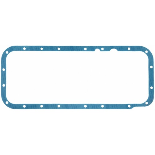 FELPRO Oil Pan Gasket, Rubber/Steel Core, For Chrysler, For Dodge, For Plymouth, Big Block, Each