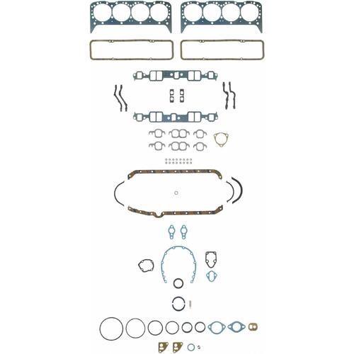 Felpro Full Gasket Set, Gaskets, Full Set, SB Chev, 265, 283, 350, 307, 327, 350, Set