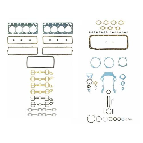 FELPRO Gasket Set Full Set, Ford, Y Block,  239, 256, 272, 292, 312, V8, Set