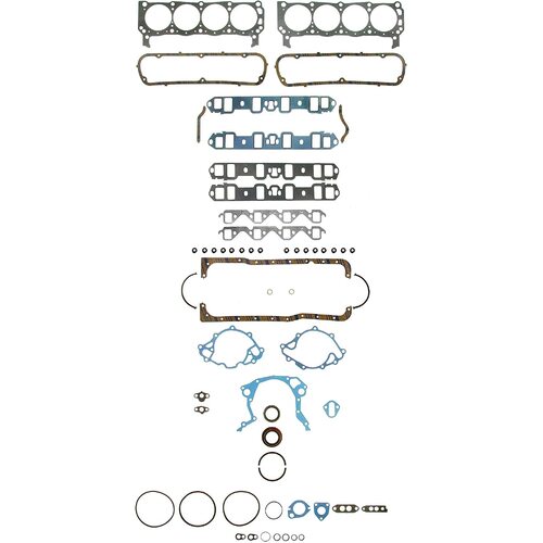 FELPRO Gasket Set, Full Gasket Set, SB Ford SB, Windsor, 260, 289, 302, Set