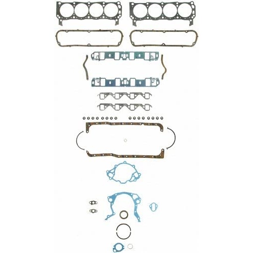 FELPRO Gaskets, Full Gasket Set, SB Ford, Windsor, 69-74 351W 5.8L Set