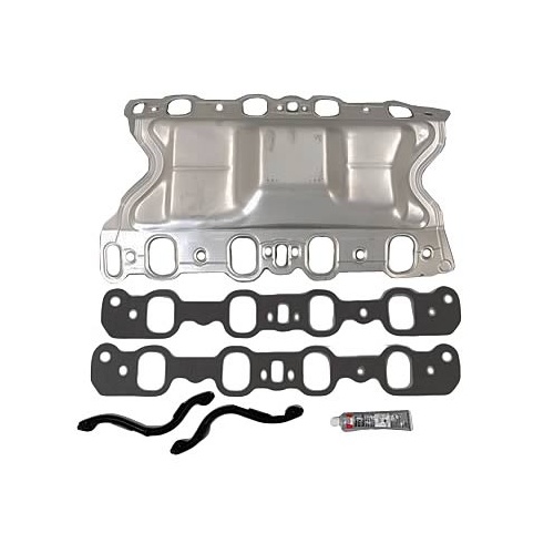 FELPRO Gasket, Valley Pan, Intake Tin Tub Embossed Metal, For Ford, 351 Cleveland 2V, Each