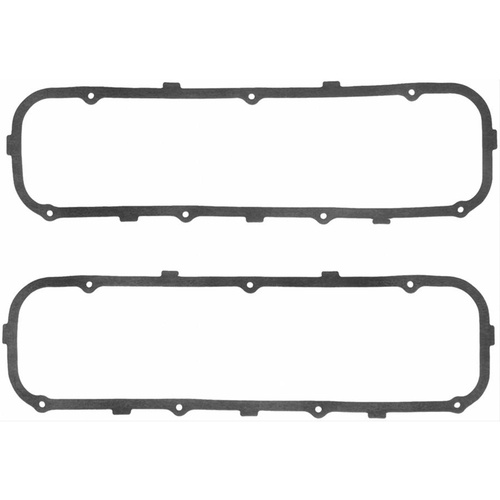 FELPRO Valve Cover Gaskets, Rubber, For Ford, For Lincoln, For Mercury, Big Block, Pair