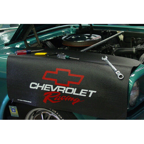 Fender Gripper Fender Cover, For Chevrolet Racing Bow Tie Logo, Each