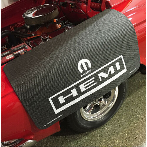 Fender Gripper Fender Cover, Mopar Hemi Logo, Each