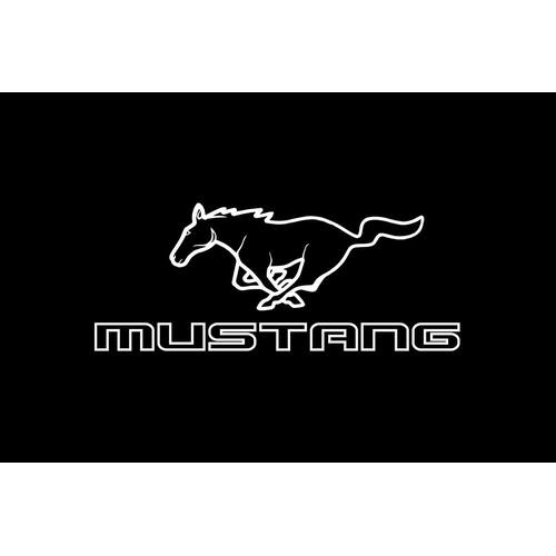 Fender Gripper Trunk Mat, 2005-14 Mustang, Running Pony Logo, Each