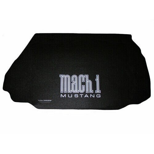 Fender Gripper Trunk Mat, w/ Mach 1 Mustang Logo, 05-14 For Ford Mustang, Each