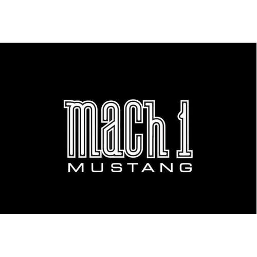 Fender Gripper Trunk Mat, w/ Mach 1 Mustang Logo, 64-70 For Ford Mustang, Each