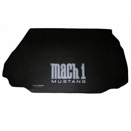 Trunk Mat, w/ Mach 1 Mustang Logo, 94-04 Ford Mustang, Each