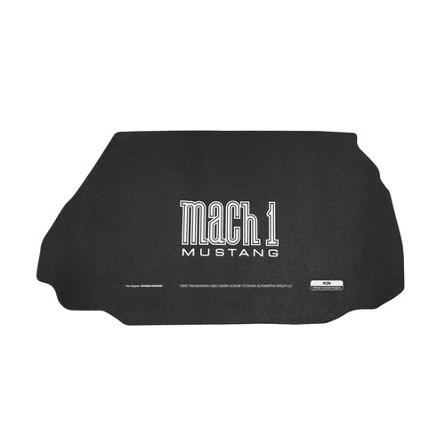 Trunk Mat, w/ Mach 1 Mustang Logo, 94-04 Ford Mustang, Convertible, Each