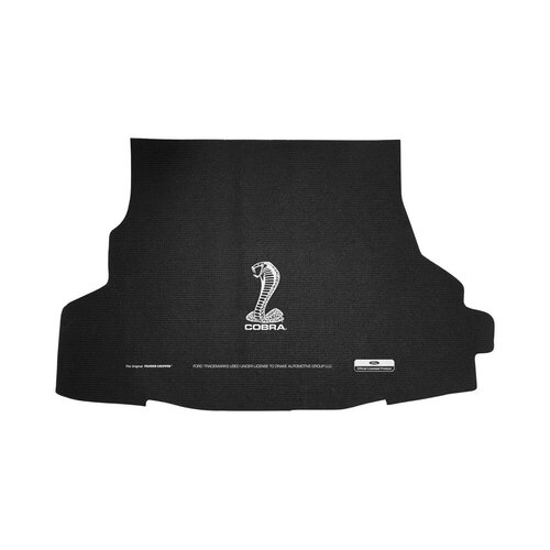 Fender Gripper Trunk Mat, w/ Cobra Snake Logo, 05-14 For Ford Mustang, Each