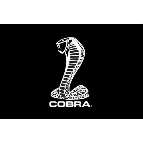 Fender Gripper Trunk Mat, w/ Cobra Snake Logo, 94-04 For Ford Mustang, Each