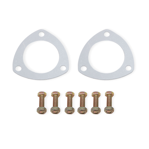 Flowtech Gaskets, Real-Seal, Collector, Aluminium, 3-Hole, 2.50 in. Inside Diameter, Pair