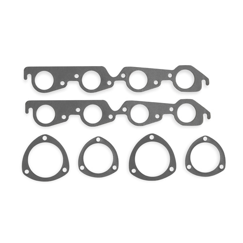 Flowtech Header Gasket, Round, .062 in. Thick, Big Block For Chevrolet, P73 Ferroglass Non-Asbestos, Each