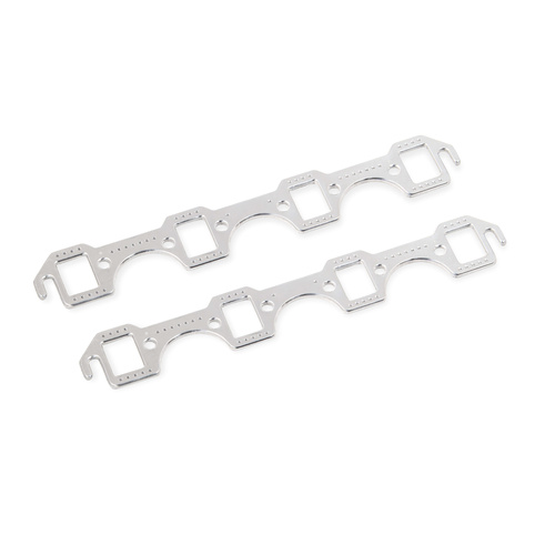 Flowtech Header Gasket, Rectangle, .125 in. Thick, For Ford Small Block Windsor, Aluminum, Each