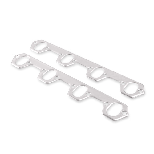 Flowtech Header Gasket, Oval, .125 in. Thick, For Ford Small Block Windsor, Aluminum, Each