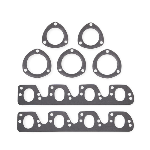 Flowtech Header Gasket, Oval, .062 in. Thick, For Ford Cleveland, P73 Ferroglass Non-Asbestos, Each
