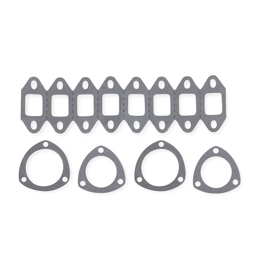 Flowtech Header Gasket, Rectangle, .062 in. Thick, For Ford FE Block, P73 Ferroglass Non-Asbestos, Each