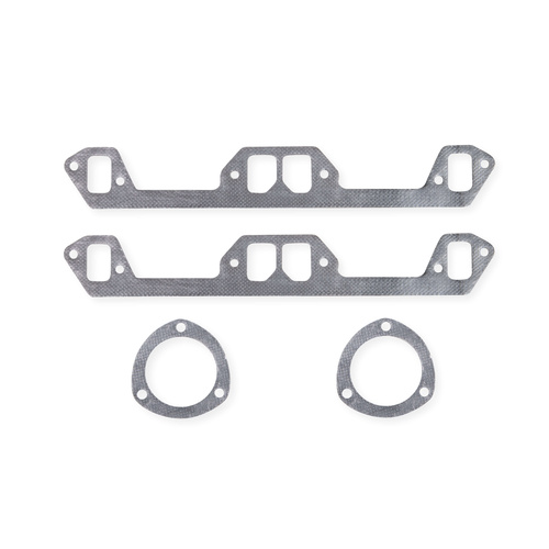 Flowtech Header Gasket, Rectangle, .062 in. Thick, For Chrysler Small Block LA, P73 Ferroglass Non-Asbestos, Each