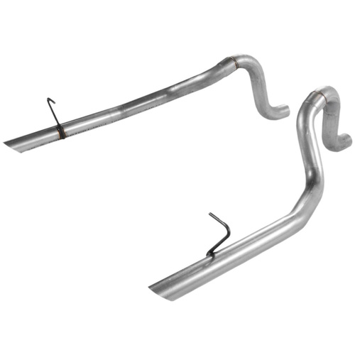 Flowmaster Exhaust, Tailpipes, Steel, Aluminized, 2.5 in. Diameter, For Ford, 5.0L, Pair