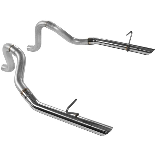 Flowmaster Exhaust, Tailpipes, Steel. Aluminized, 2.5 in. Diameter, For Ford, 5.0L, Pair