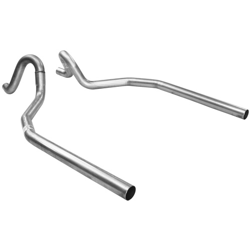 Flowmaster Exhaust, Tailpipes, Steel, Aluminized, 2.5 in. Diameter, For Buick, For Chevrolet, For Oldsmobile, For Pontiac, Pair