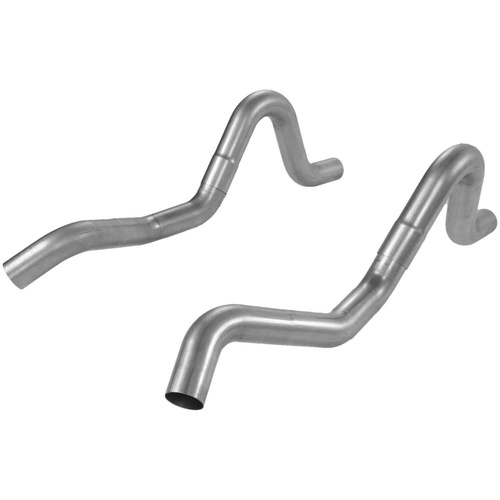 Flowmaster Exhaust, Tailpipes, Steel, Aluminized, 3 in. Diameter, For Chevrolet, For Pontiac, For Oldsmobile, For Buick, Pair