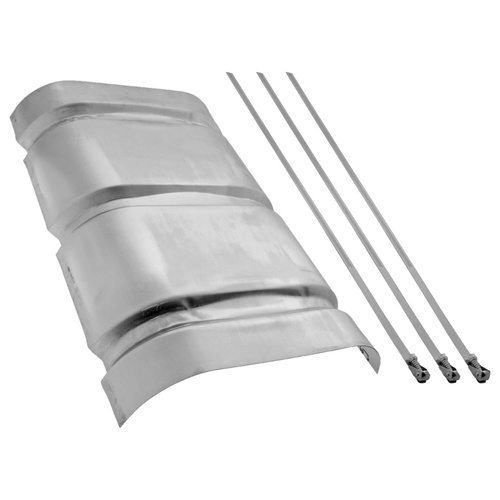 Flowmaster Heat Shield Kit, for 50 Series Mufflers, 17 in. x 10 in., Each