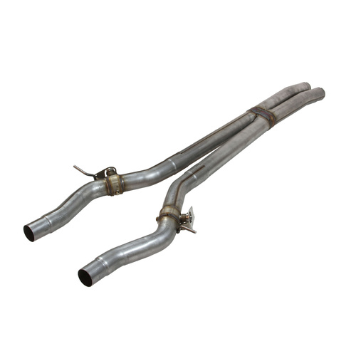 Flowmaster Exhaust Crossover Pipe, Scavenger X-Pipe, Stainless Steel, Polished, 3.00 in. Diameter, For Chevrolet, 6.2L, Kit