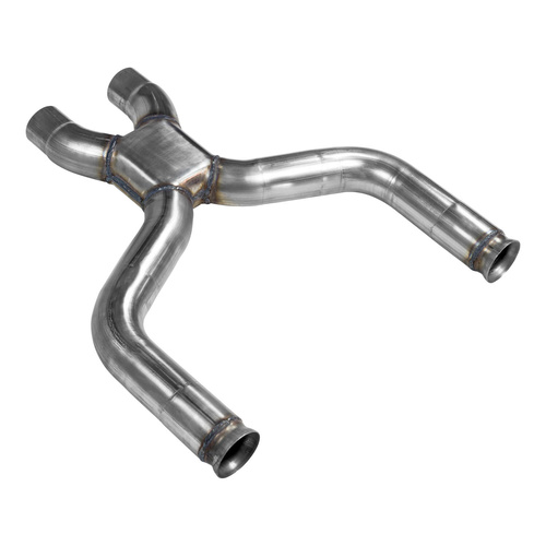 Flowmaster X-Pipe, Scavenger, Exhaust, Stainless Steel, Natural, 3.0 in. Diameter, For Ford, 5.0L, Each