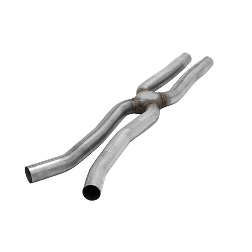 Flowmaster X-Pipe, Scavenger, Exhaust, Stainless Steel, Natural, 2.5 in. Diameter, For Ford, 5.0L, Each