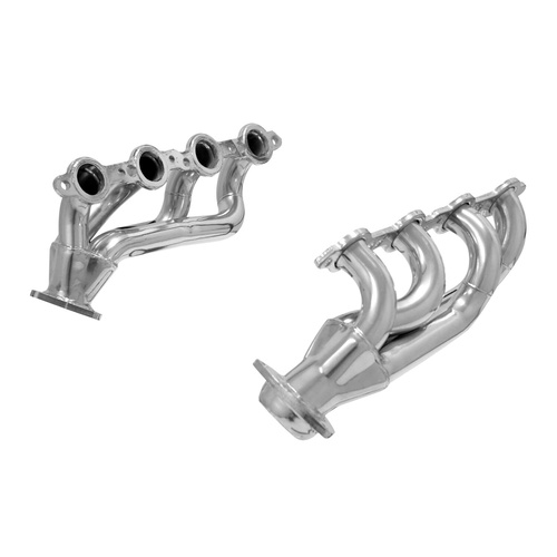 Flowmaster Headers, Shorty, 1-5/8 in. Tube Dia., GM Small Block Gen III/IV, Silver Ceramic, Set