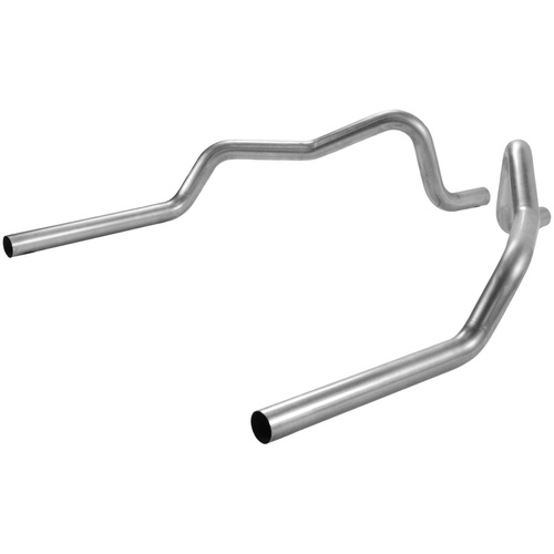 Flowmaster Exhaust, Tailpipes, Stainless Steel, 2.5 in. Diameter, For Chevrolet, For Pontiac, Pair