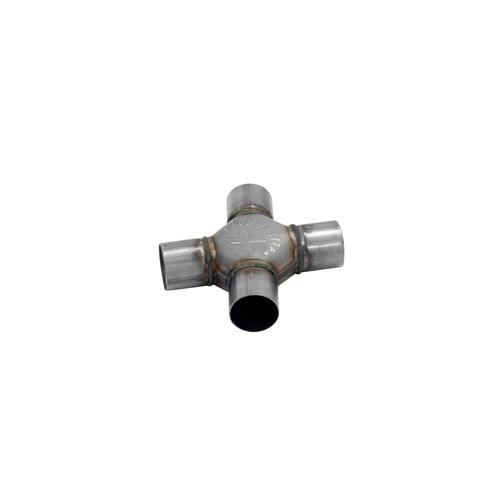 Flowmaster X-Pipe, Scavenger, Exhaust, Stainless Steel, Polished, 2.25 in. Diameter, 4.88 in. Length, Each