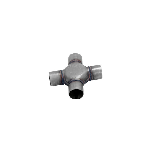 Flowmaster X-Pipe, Scavenger, Exhaust, Stainless Steel, Polished, 2.5 in. Diameter, 5.34 in. Length, Each
