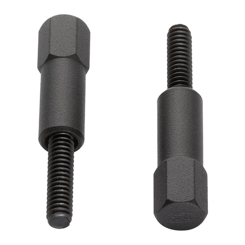 Ford Performance Parts Valve Cover Nuts and Studs, Black, For Ford Oval on Top, 1/4 in. x 20 Thread, Set of 4