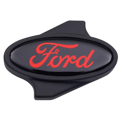 Ford Performance Parts Air Cleaner Wing Nut, Black Crinkle, For Ford Logo, Each
