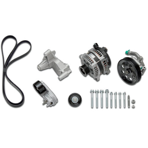 Ford Performance Accessory Drive Systems, Front Accessory Drive Kit for the M-6007-73 Engine, Serpentine, Alternator, Power Steering Pump, Ford, 7.3L