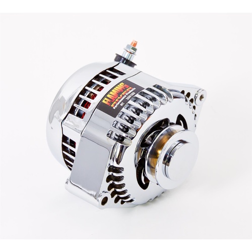 Flaming River Alternator, GM 1963-85 ALT 170 amp Satin Black housing, Each