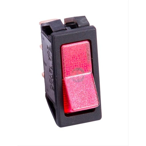 Flaming River Illuminated Rocker Switch Red