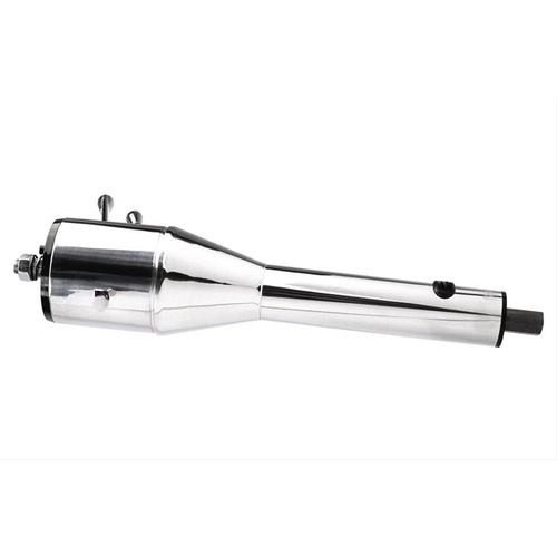 Flaming River Steering Column, Floorshift, Micro 17 in. Length, Polished Stainless, Each