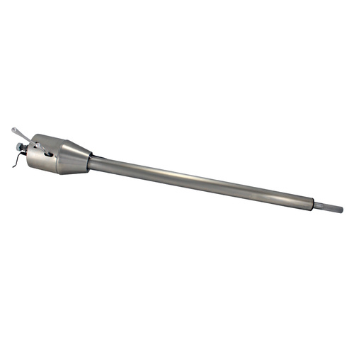 Flaming River Steering Column, Tilt, Floorshift Corvette 67-68 1-1/2 dia Mill Finish, Each