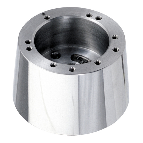 Flaming River Steering Wheel Adapter, Clear Powdercoat for Column, Each