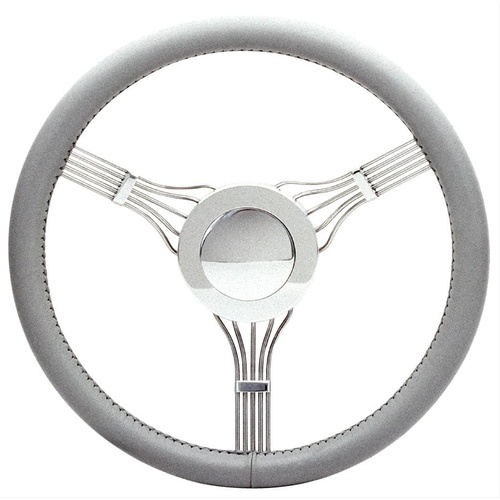 Flaming River Steering Wheel, Banjo Steering Wheel Light Gray Horn Included, Each