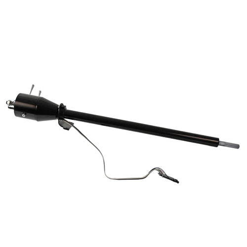 Flaming River Steering Column, Tilt, Steel, 1966-69 Mopar Floorshift Tilt Column B-Body MF w/ o Slip Shaft & U-Joint Black Powdercoat, Each